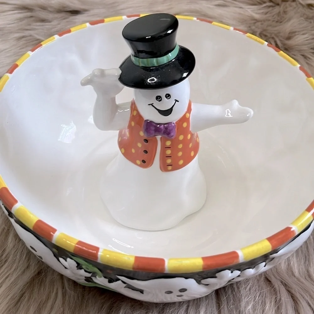 Halloween Ghost Ceramic Dish - Picture 2 of 8